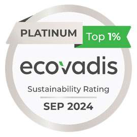 獲得EcoVadis最高白金級評級
