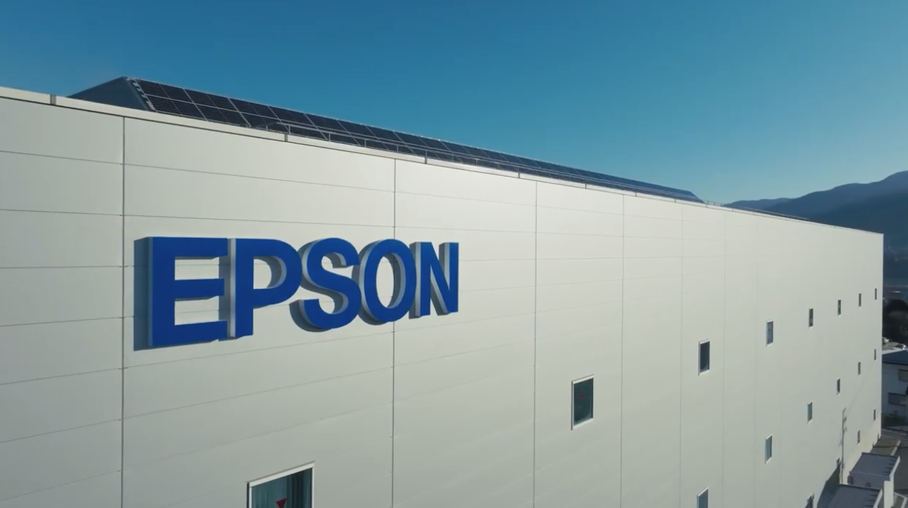 Epson製造全面採用100%再生能源